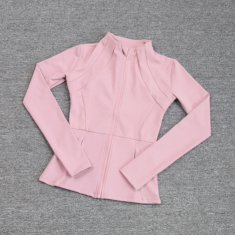 Chaqueta Slim – Manga Larga y Secado Rápido