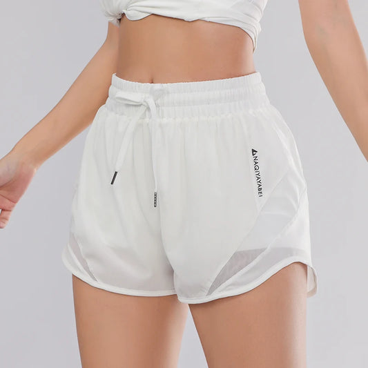 Shorts de Yoga para Mujeres, Cintura Alta, Secado Rápido y Transpirables